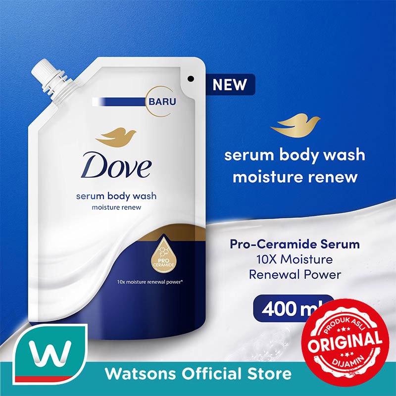 Dove Body Wash Moisture Renew Pouch 400ml