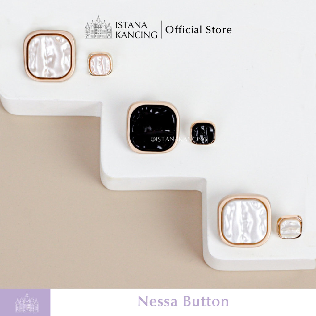 Nessa Marble Buttons 25mm, 11.5mm Premium Marble Mushroom Buttons ...