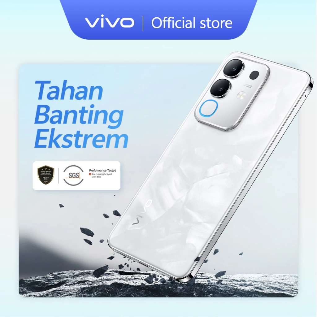 Vivo Y29 6/128GB 8/128GB 8/256GB [+8GB Extended RAM]  Design Marmer Eksklusif, 6500mAh Tahan 3 Hari, Tahan Banting Ekstrem, IP69 Tahan Air Ekstrem - Gambar 4
