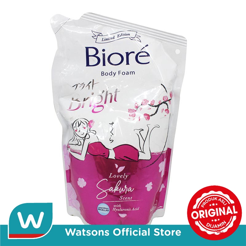 Biore Body Foam Lovely Cherry Sakura Refill 450ml