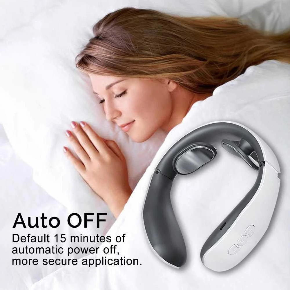 【BIG.ST88】 Alat Pijat Cervical Neck Massage Alat Pijat Leher Electric Meredakan Otot Leher Alat Pijat Leher Elektrik 6 Mode Kesehatan Neck Massage Kecantikan Rechargeable - Gambar 2