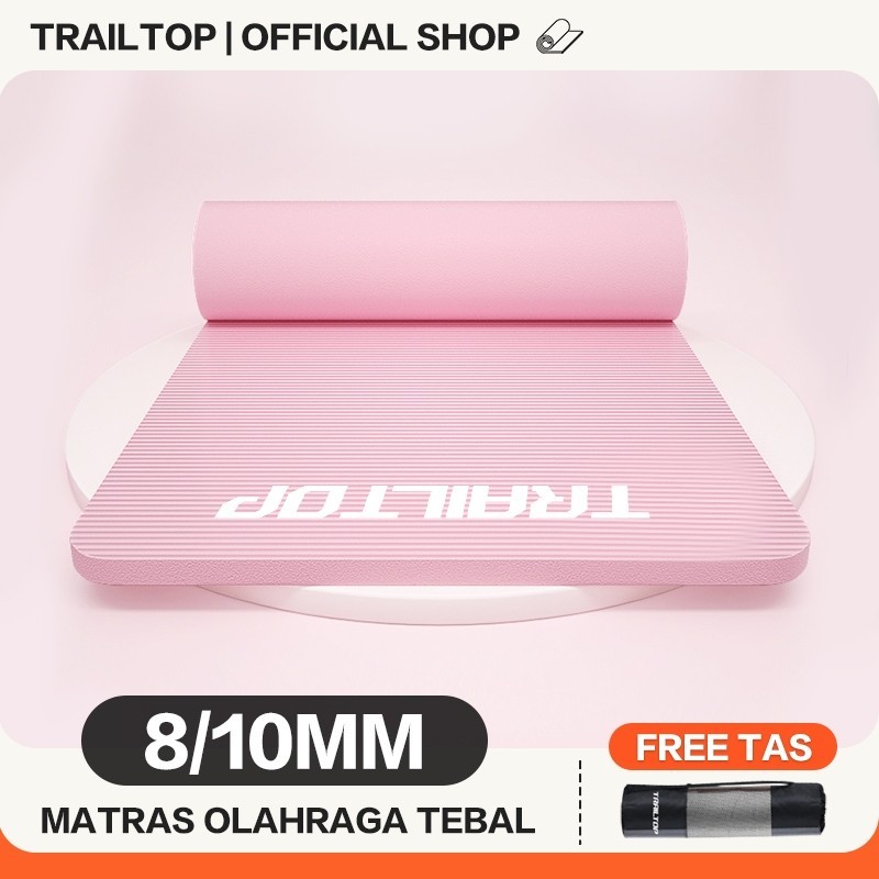 Trailtop Yoga Mat NBR Anti Slip Premium 8mm