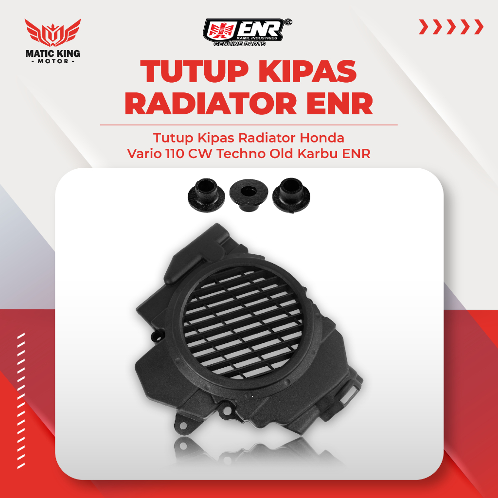 ENR Radiator Fan Cover Vario 110 Techno CBS Carburetor Old KVB | Shopee ...