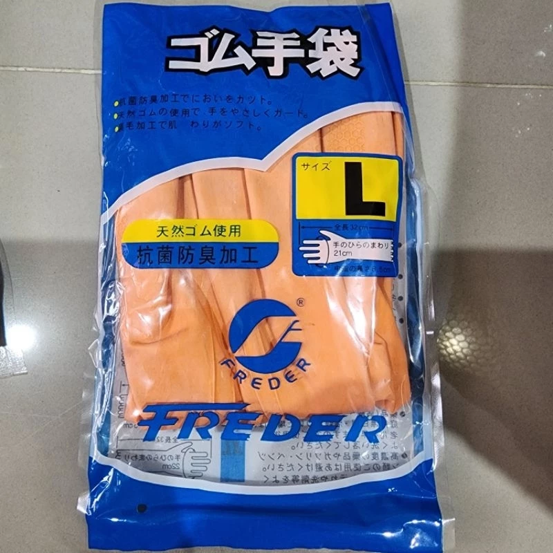 SARUNGAN TANGAN KARET ORANGE "FREDER" - Gambar 2