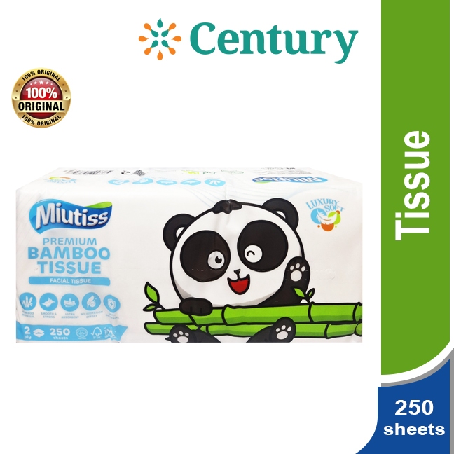 MIUTISS BAMBOO TISSUE isi 250 SHEET / TISUE / PERAWATAN RUMAH /