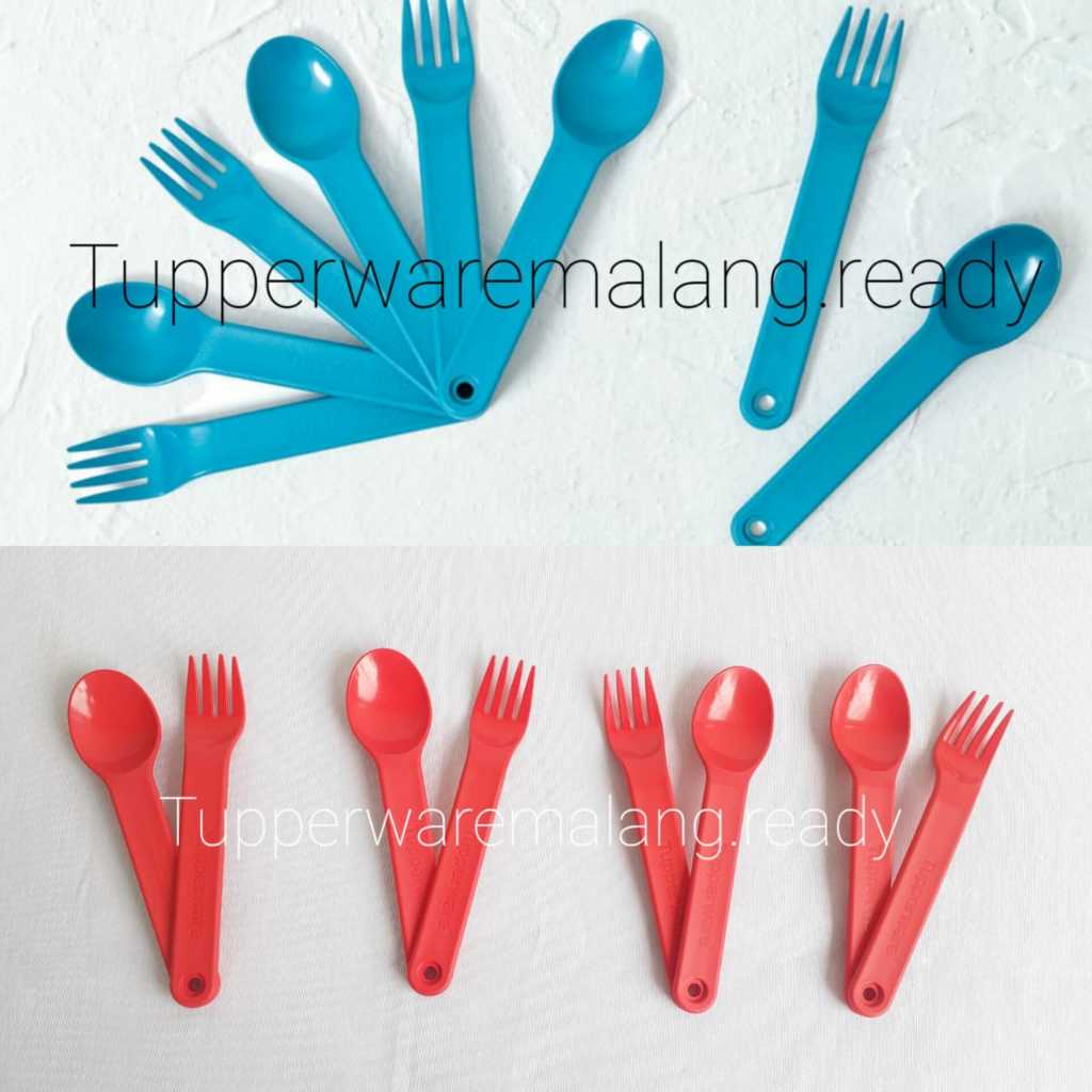 TUPPERWARE CUTLERY SPOON AND FORK | Shopee Singapore