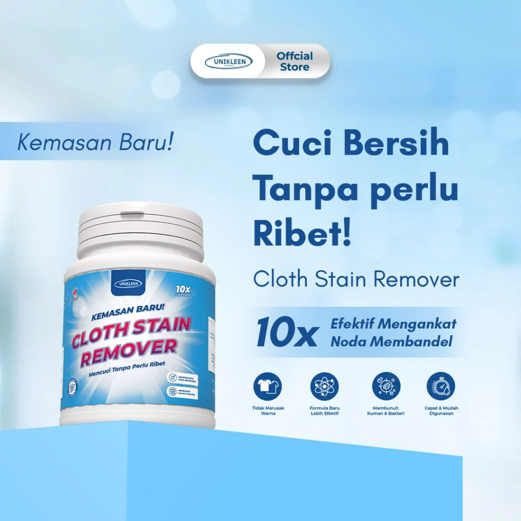 BELI 2 Lebih hemat cloth stain remover pembersih noda membandel pada pakaian 400gr - Gambar 2