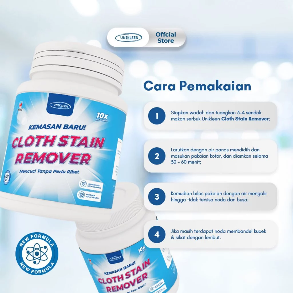 UNIKLEEN By Adreena - PAKET BUNDLING pembersih noda membandel pakaian & pembersih peralatan dapur - Gambar 4