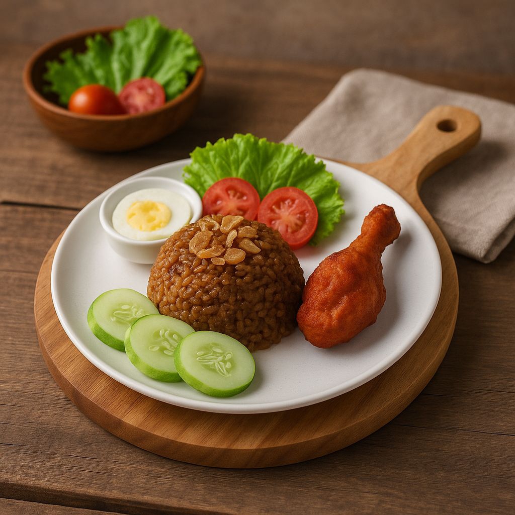 REPLIKA Replica of fried rice food, food eating/ imitation food/ table ...