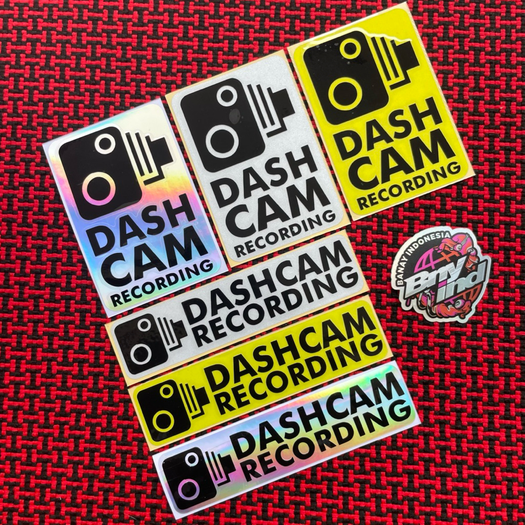 STICKER STICKER DASHCAM RECORDING CUTTING | Shopee Singapore