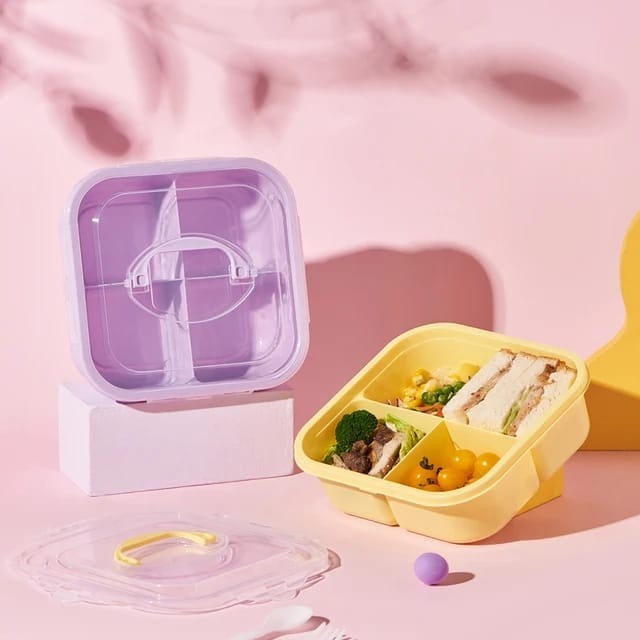 Lunch box | LUNCH BOX | 4-Section SNACK Box, Code 6117 | Shopee Singapore