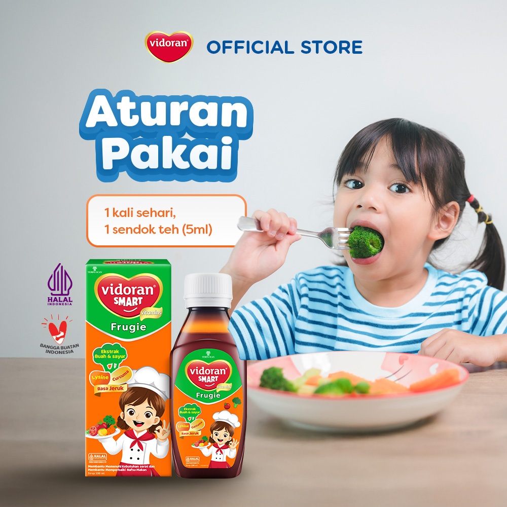 Vidoran Multivitamin Anak Syrup Plus Frugie [100 ml/2pcs] (Exp : 08.2027) - Gambar 3