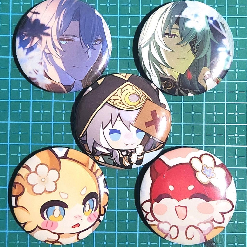 Honkai : Star Rail - Pin Up Button 44mm Pin Press/ Unofficial 58mm ...