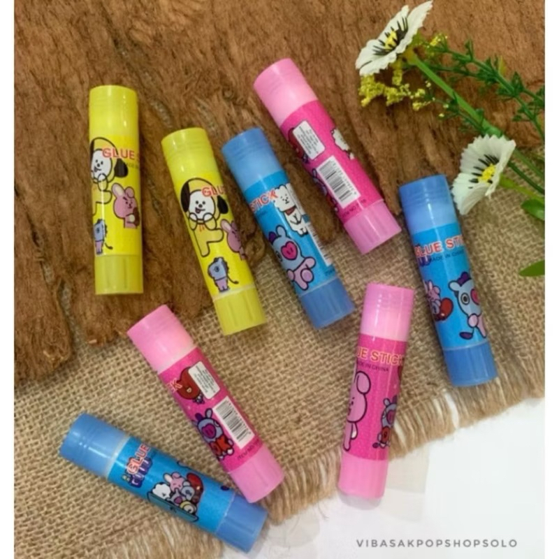 Glue Stick Lem Perekat Kertas Karakter Lucu