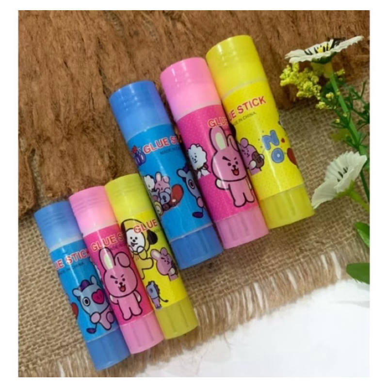 Glue Stick Lem Perekat Kertas Karakter Lucu - Gambar 2