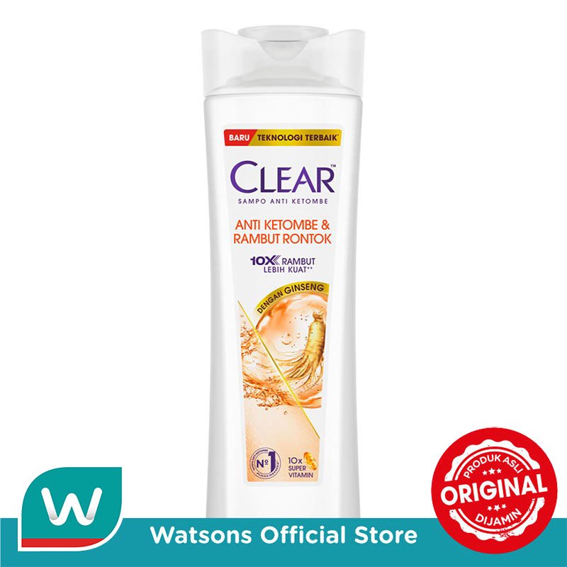 Clear Shampoo Anti Ketombe & Rambut Rontok 300ml