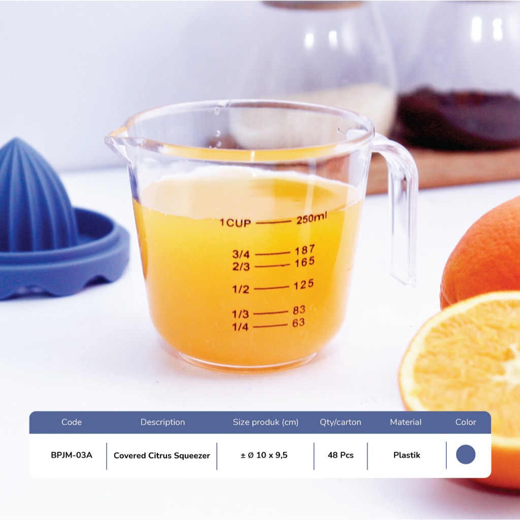 Alat Pemeras Perasan Jeruk Lemon PREMIUM dengan wadah - Gambar 4
