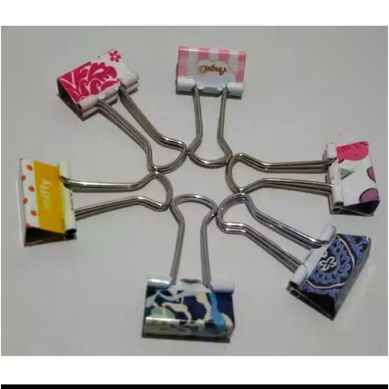 Binder Clip Warna Penjepit Kertas Alat Merapikan Kertas - Gambar 2