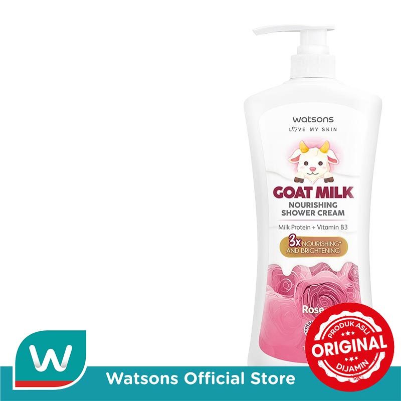Watsons Goat Milk Nourishing Rose Shower Cream 1000ml - Gambar 3