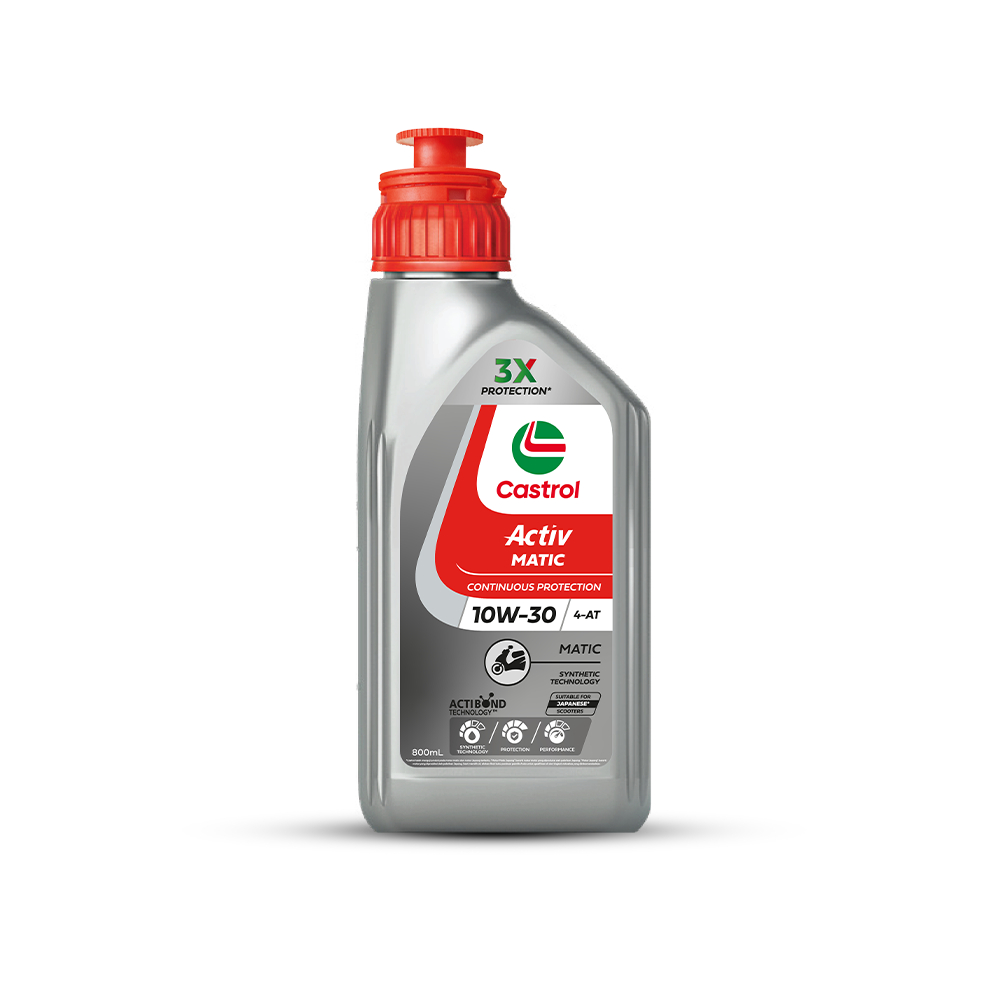 Oli Mesin Motor Castrol ACTIV Matic 10W-30 (0.8L) - Gambar 2
