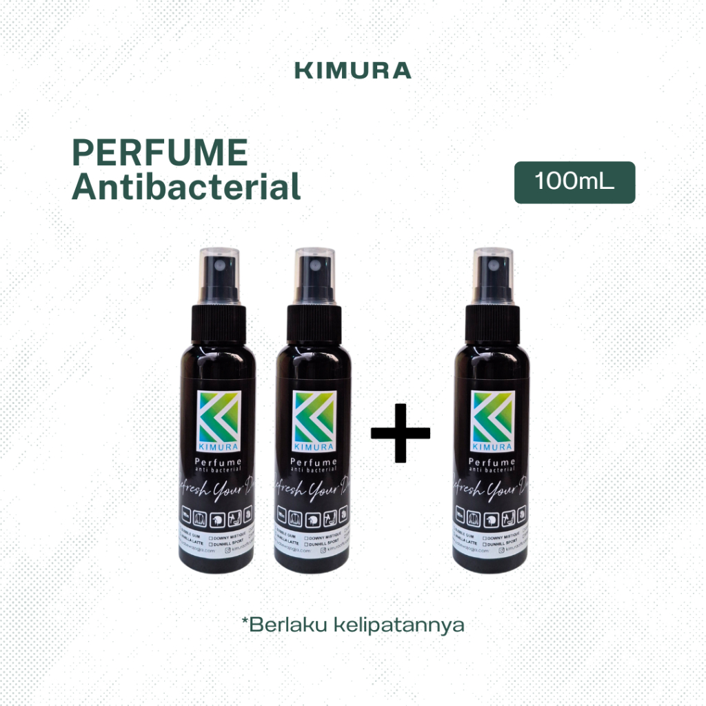KIMURA - Parfum Sepatu Helm Anti Bau & Bakteri Beli 2 Gratis 1 100mL - Gambar 2