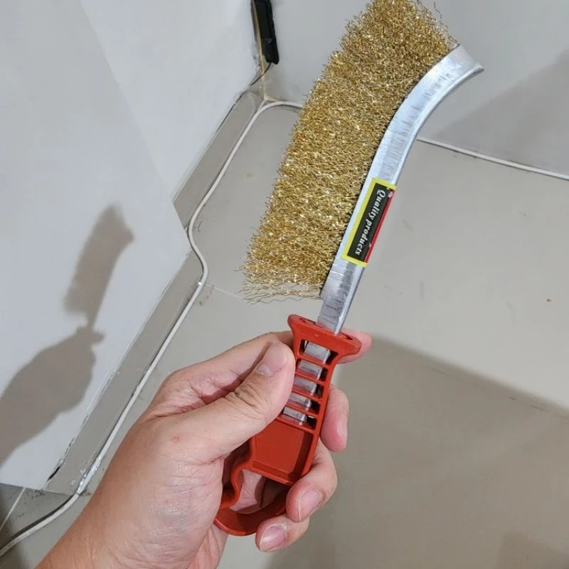 SIKAT KAWAT BAJA GOLOK KUNINGAN KUNING