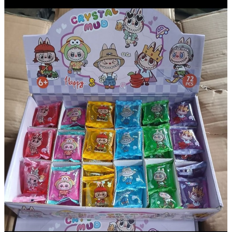 Crystal Mud Ecer Mainan Slime Crystal