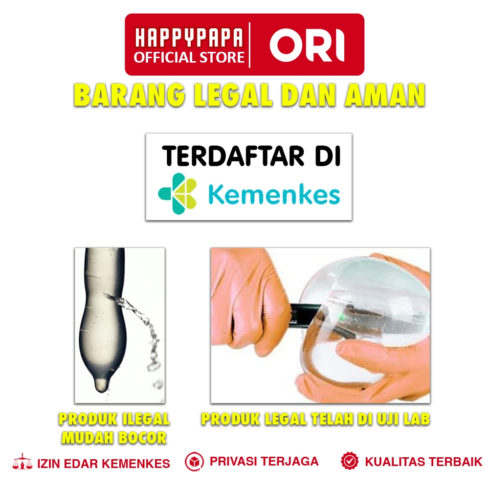 Kondom 001 Happypapa Gerigi Pipa - Gambar 3