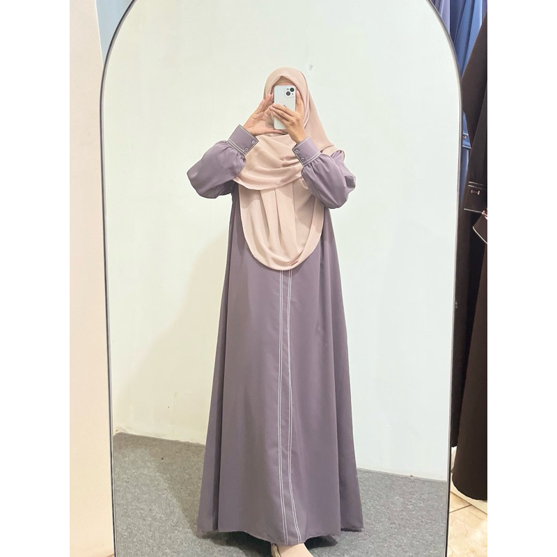 Sadiyah Abaya | Thread list SMOKE | Fortaleza Premium | Shopee Singapore