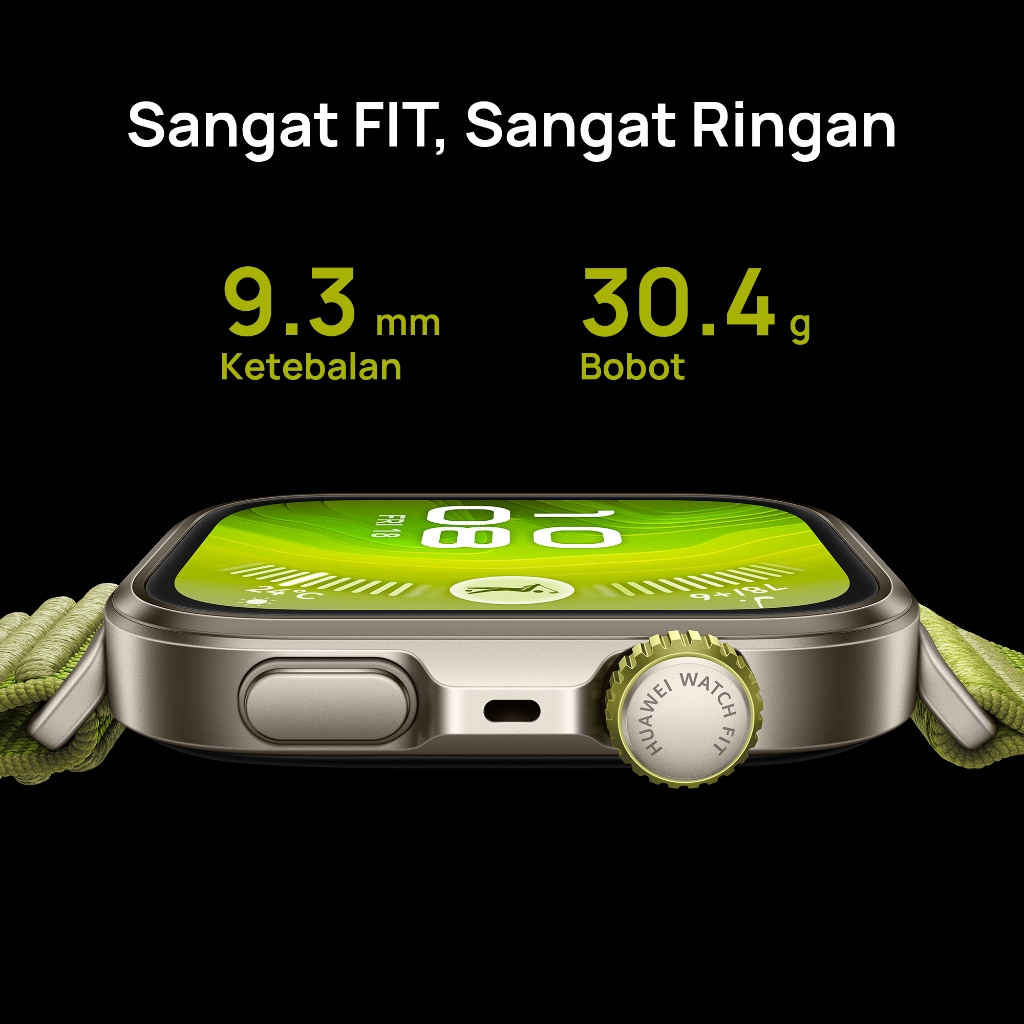 [8.8 s/d 20%*] HUAWEI WATCH FIT 4 Pro / Sapphire Glass & Titanium / Pro-Level Outdoor Sports / ECG / 10-Day Battery Life - Gambar 4