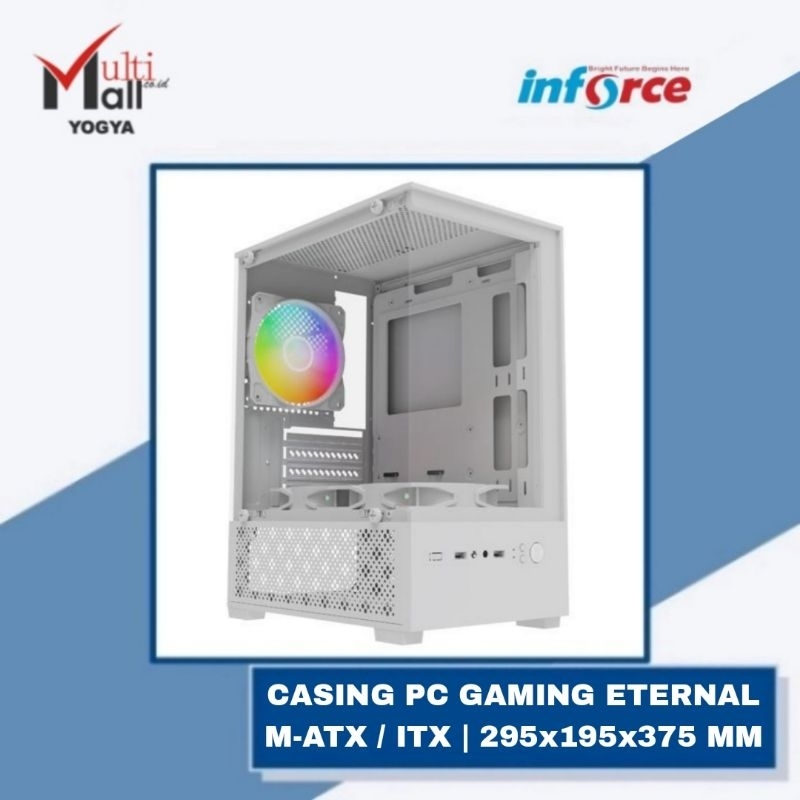 Inforce Eternal M-ATX Gaming PC Case - YANG | Shopee Singapore