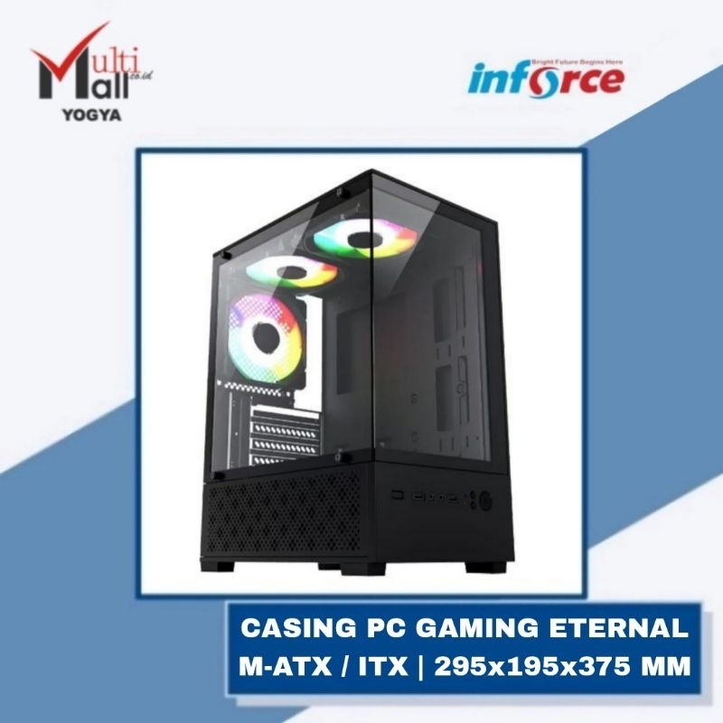 Inforce Eternal M-ATX Gaming PC Case - YIN | Shopee Singapore