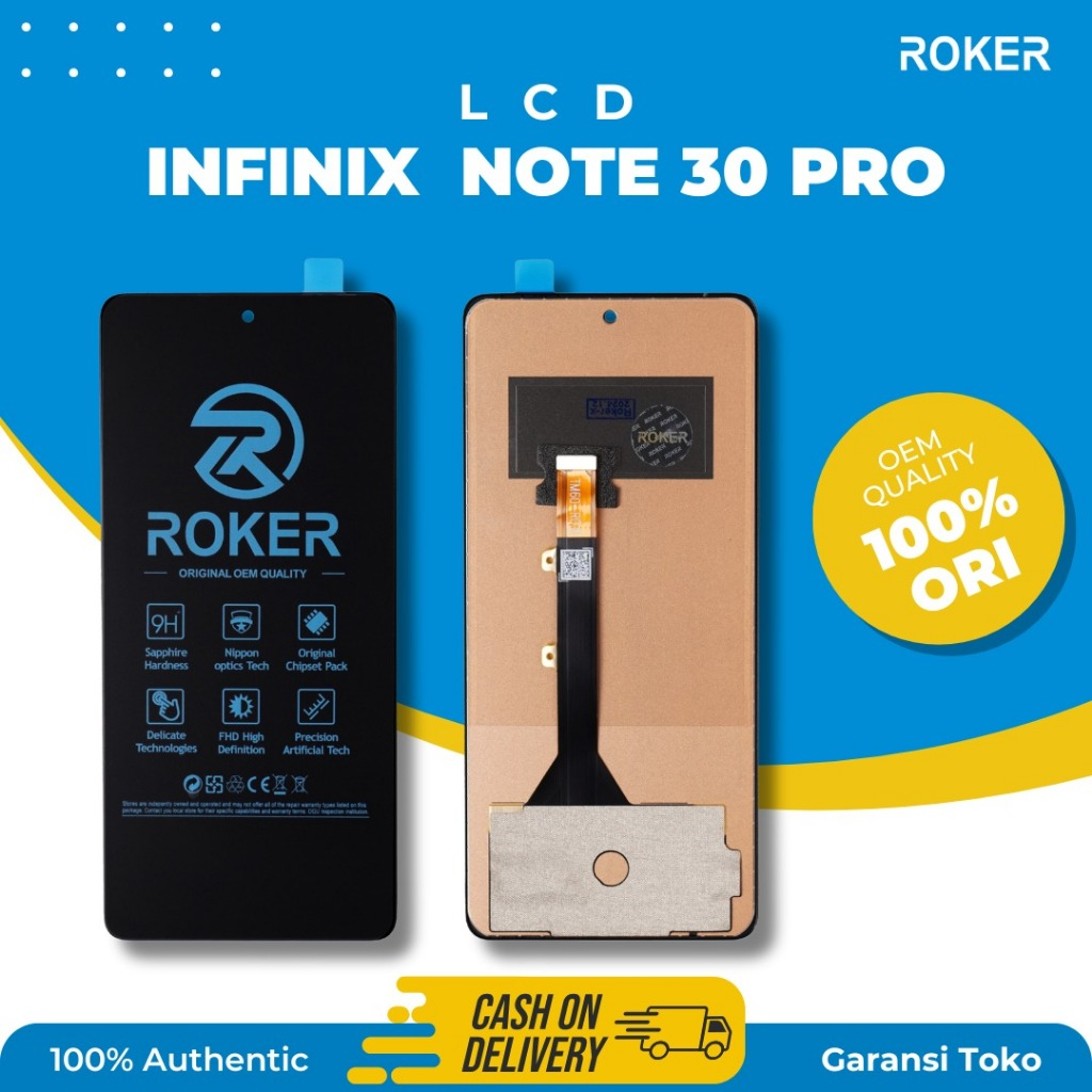 ROKER LCD TOUCHSCREEN INFINIX NOTE 30 PRO / GT 10 PRO X6739 FULLSET