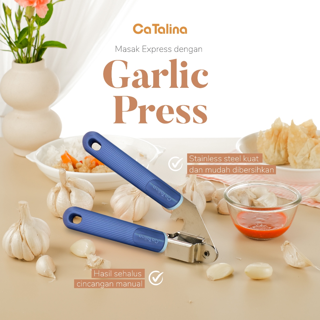 Alat Penghancur Bawang Putih Garlic Press Stainless