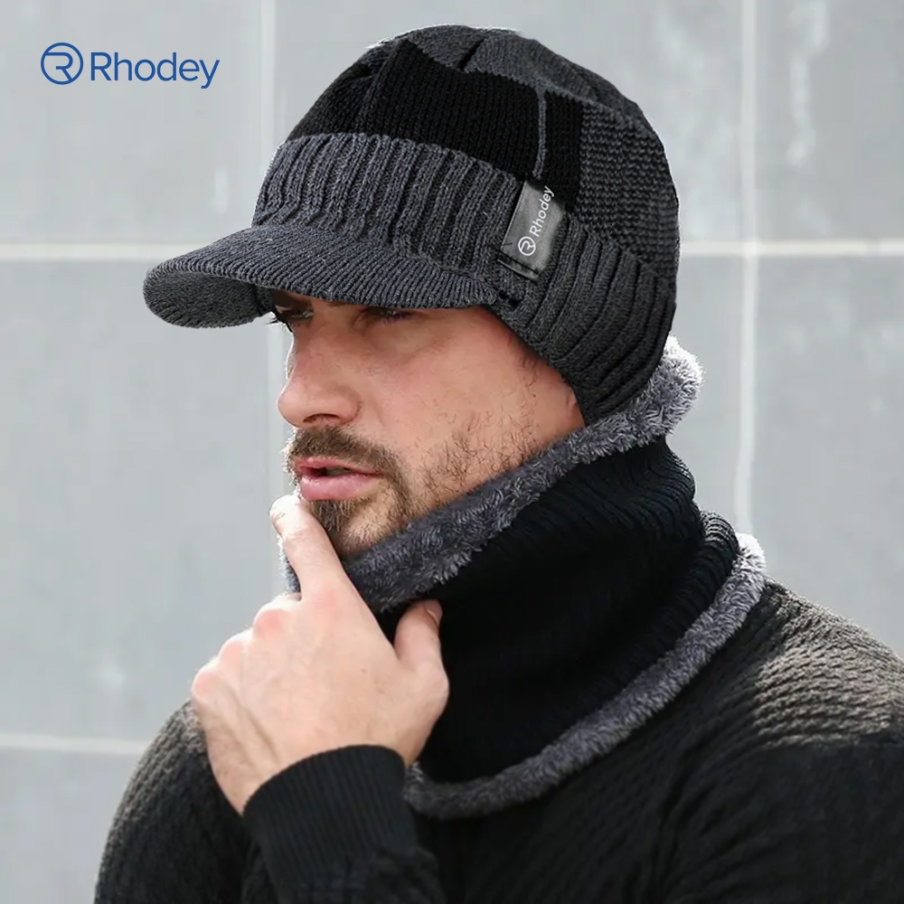 Winter Knitted Wool Caps Beanies / Men's Winter Hats | Shopee Singapore