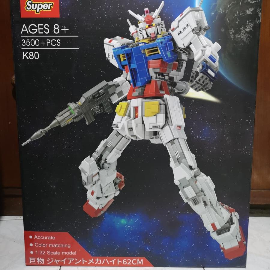 18k super rx78 gundam (lego) | Shopee Singapore