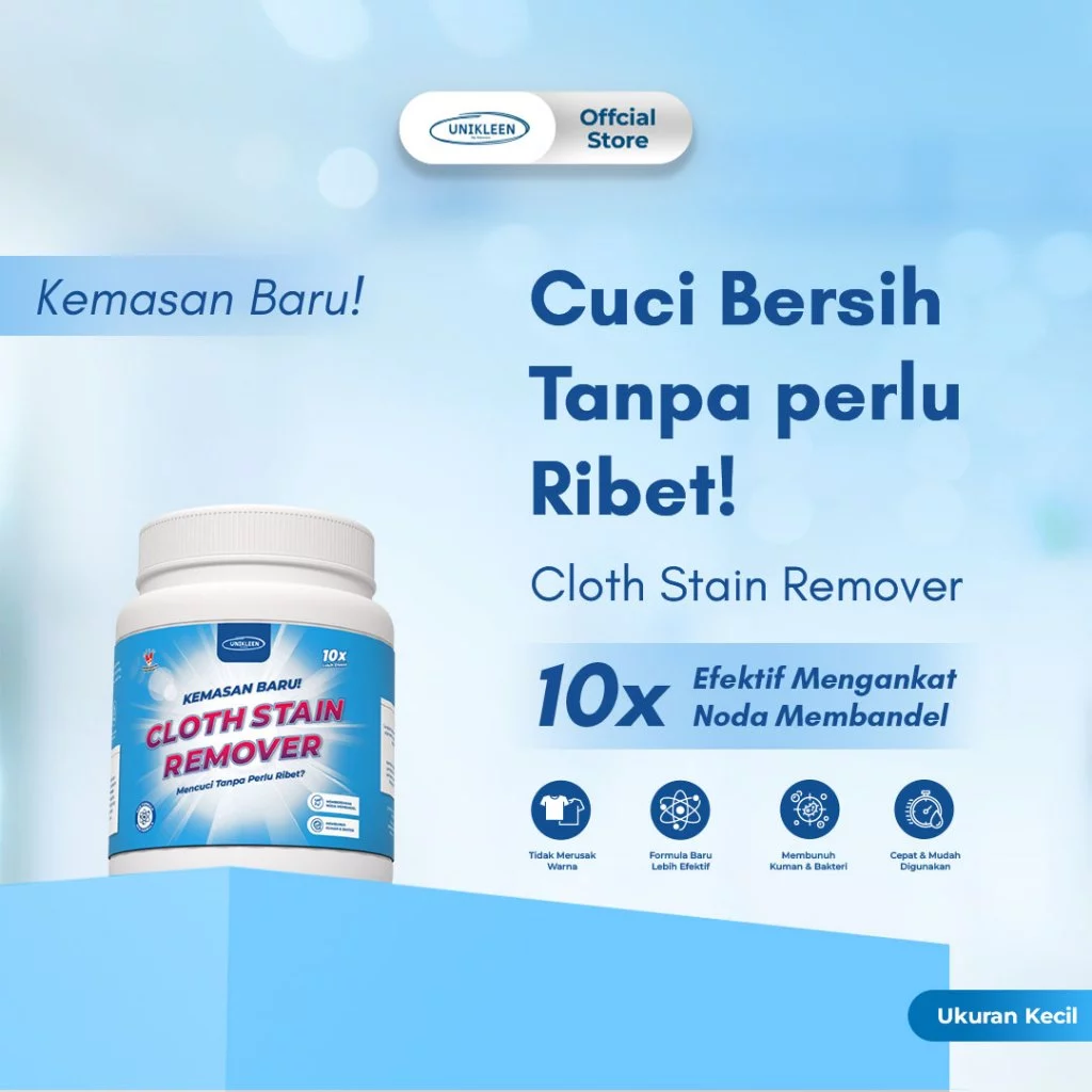 UNIKLEEN By Adreena - Bundling 3 200 gram Pembersih Mesin Cuci Penghilang Noda Pakaian & Pembersih Peralatan Dapur - Gambar 2