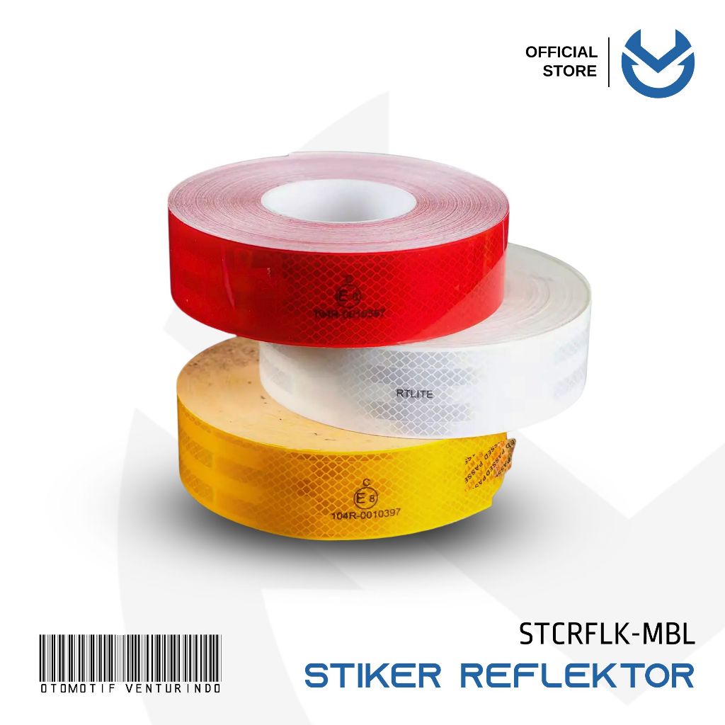 OV Sticker Reflector Car Box Test KIR length 1 MTR Diamond Grade Tape ...