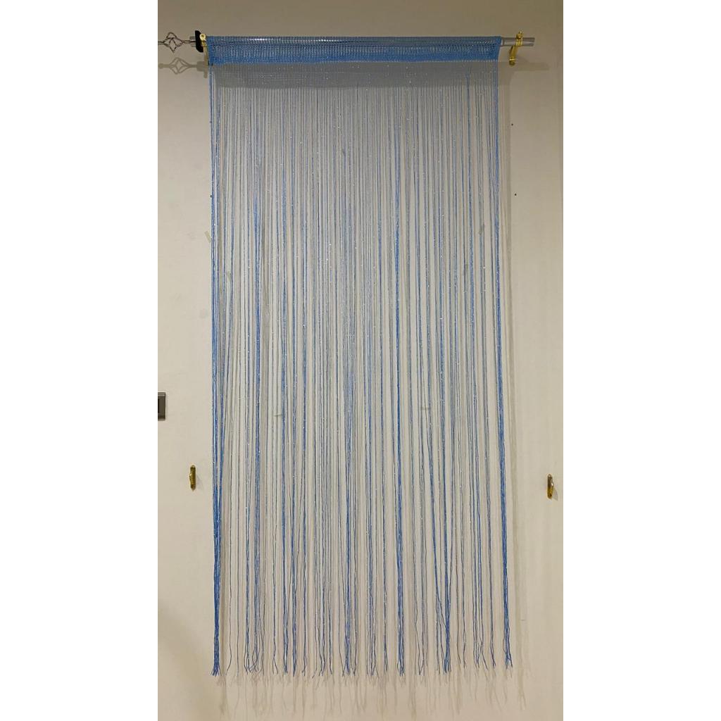 KONG TIRAI RUMBAI BIRU LEBAR 100 CM TINGGI 200 CM gorden - Gambar 2