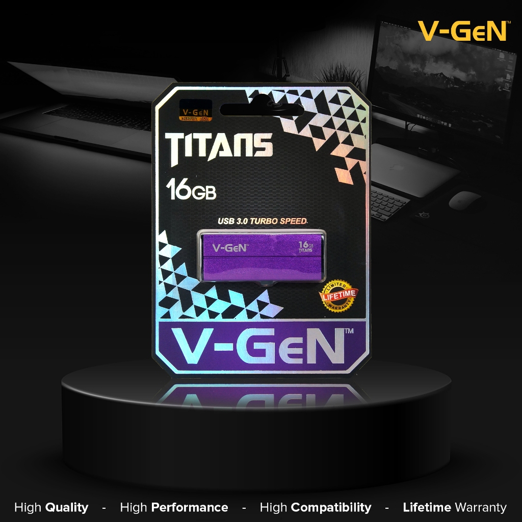 USB Flash Disk 3.0 up to 153MB/s Titans 16 GB V-GeN | Flashdisk | Flash Drive 16GB Vgen