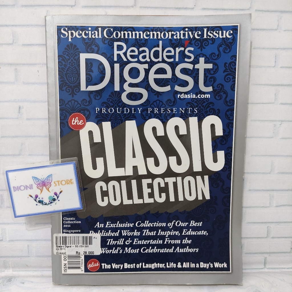 (ORIGINAL) Reader's Digest Asia Magazine - Special Commemorative Issue ...