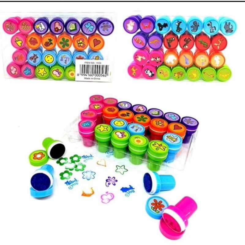 Mainan Stempel Anak Karakter Edukatif Menyenangkan