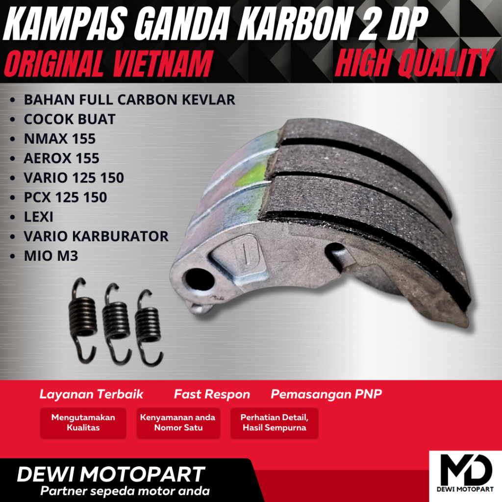 CARBON NMAX DOUBLE CAMPING NMAX NEW/OLD LEXI VARIO 125/150 PCX 150/160 ...
