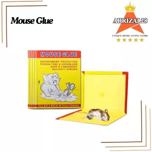 MOUSE GLUE TRAP LEM PAPAN BUKU PERANGKAP JEBAKAN TIKUS - Gambar 2