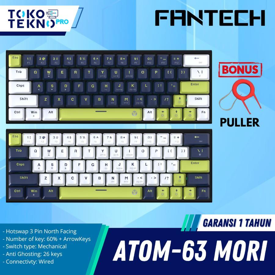 Fantech Atom63 / Atom-63 Mori / Atom81 / Atom-81 Mori / Atom96 / Atom-96 Mori / MK874-V2 / MK875-V2 / MK890-V2 Wired Mechanical Gaming Keyboard Mori Edition
