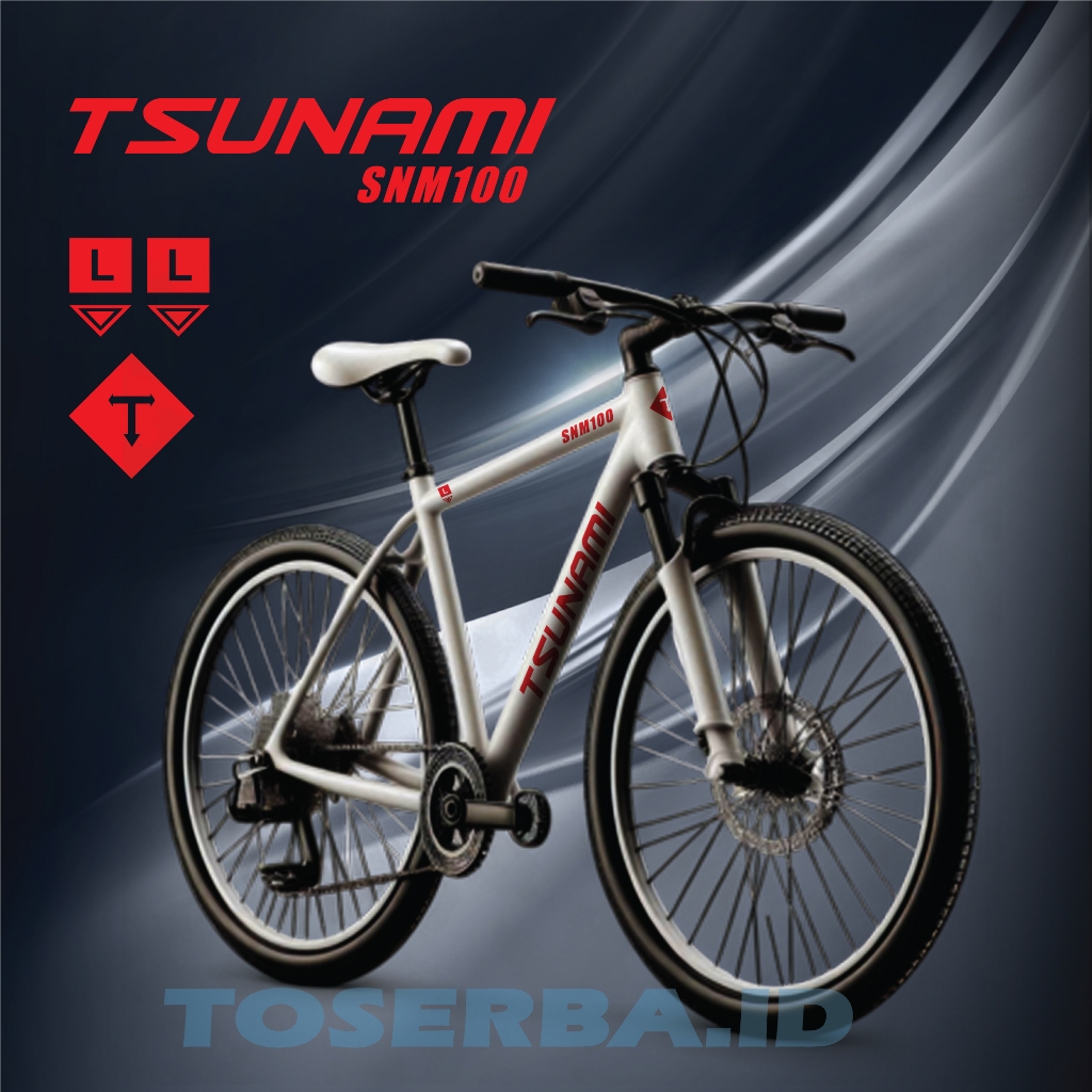 Sticker 1 set TSUNAMI SNM 100/ Bicycle Cutting sticker | Shopee Singapore