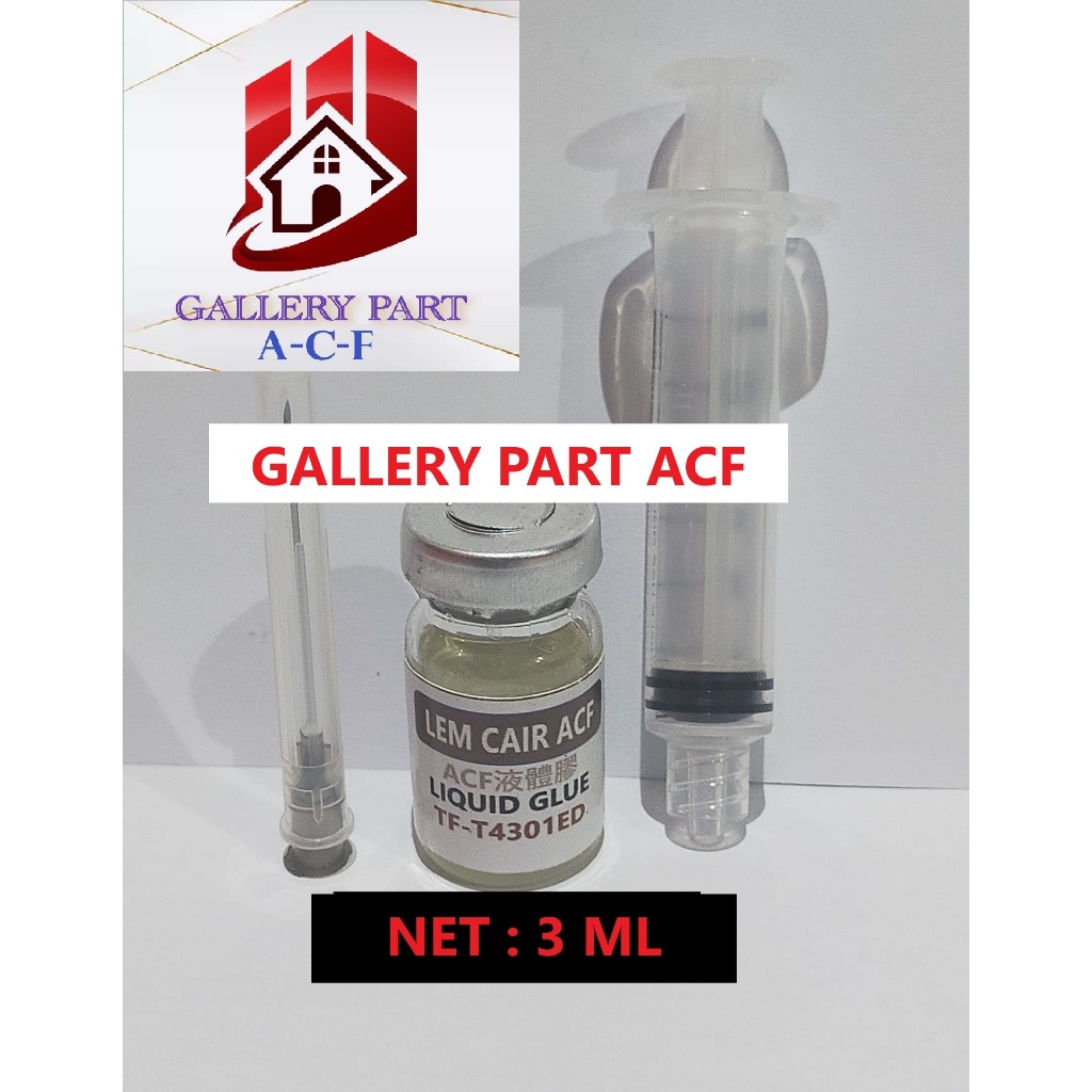 lem cair acf tf 4301atau lem acf cof bonding kabel cof t con cof lcd ...