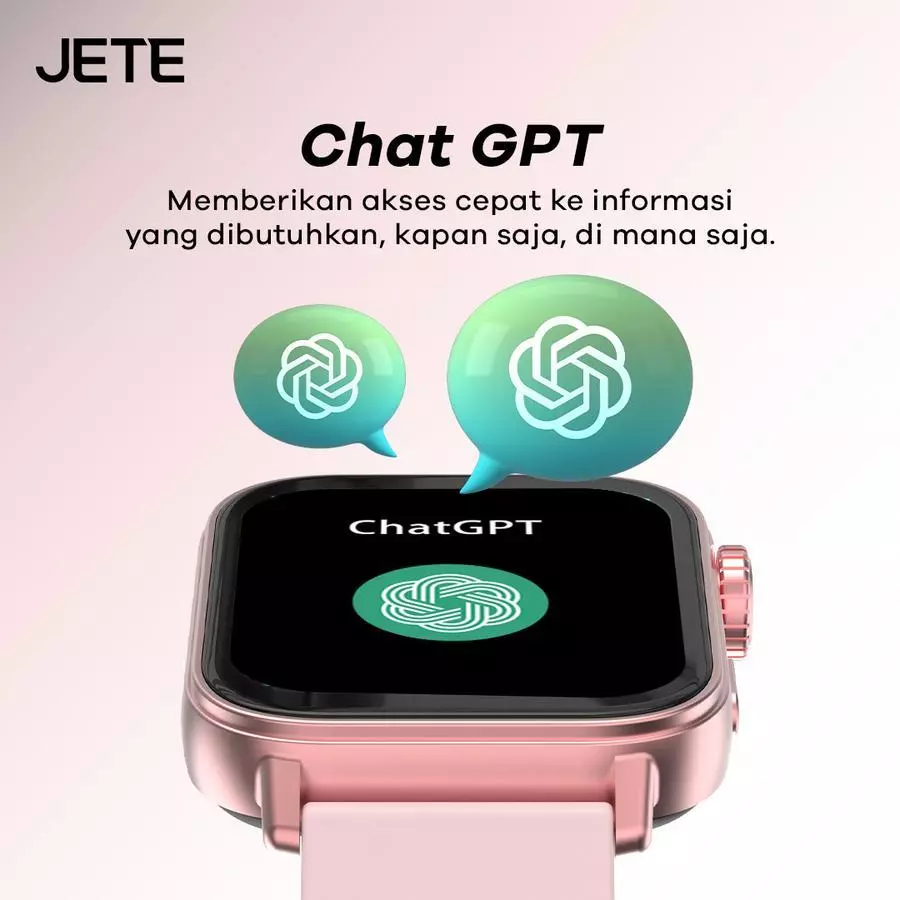 JETE FR23 Smartwatch Running 1,83Inch With ChatGPT & NFC Function 100+ Sports Mode Garansi 2th (RTL) - Gambar 3