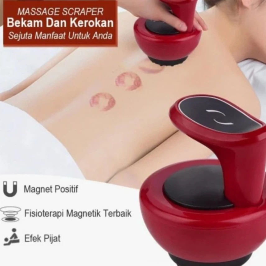 【BIG.ST88】Alat Kerok Elektrik Bekam Massage Kerik Pijat Badan Kerokan Scraping Massage - Gambar 2