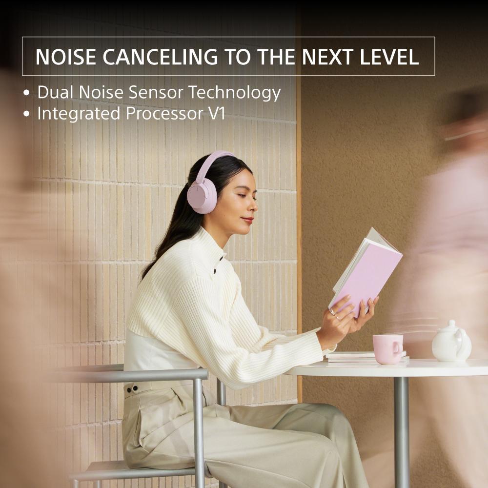 SONY WH-CH720N Wireless Noise Cancelling Headphone / CH720N - Pink - Gambar 2